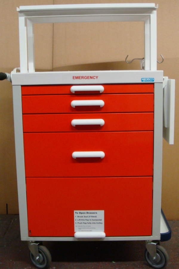 Defibrillator Emergency Trolley - M-93SE...